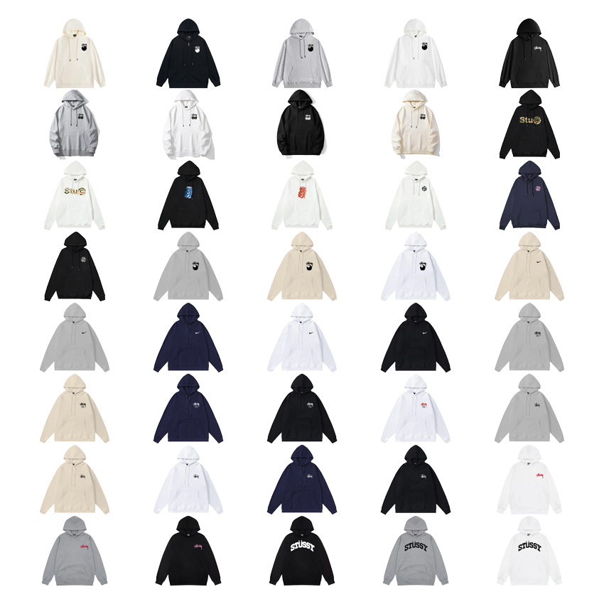 Stussy hooded sweats