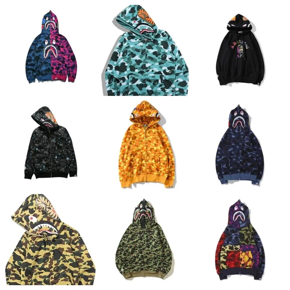 Bape hooded sweatshi