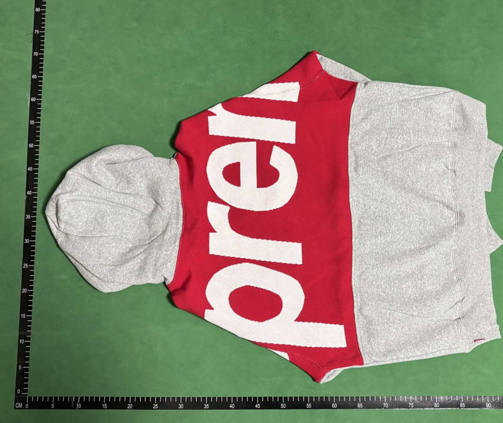 Supreme FW23 BIG LOGO JACQUARD HOODIE -5