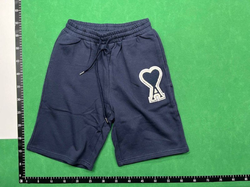 AMI Paris embroidered-logo Track Shorts -1