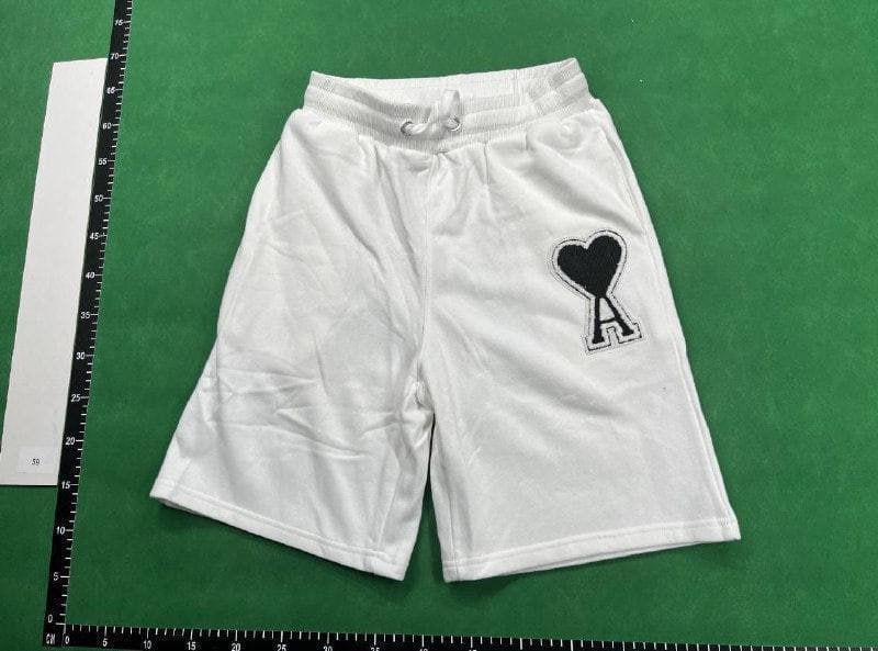 AMI Paris embroidered-logo Track Shorts -6