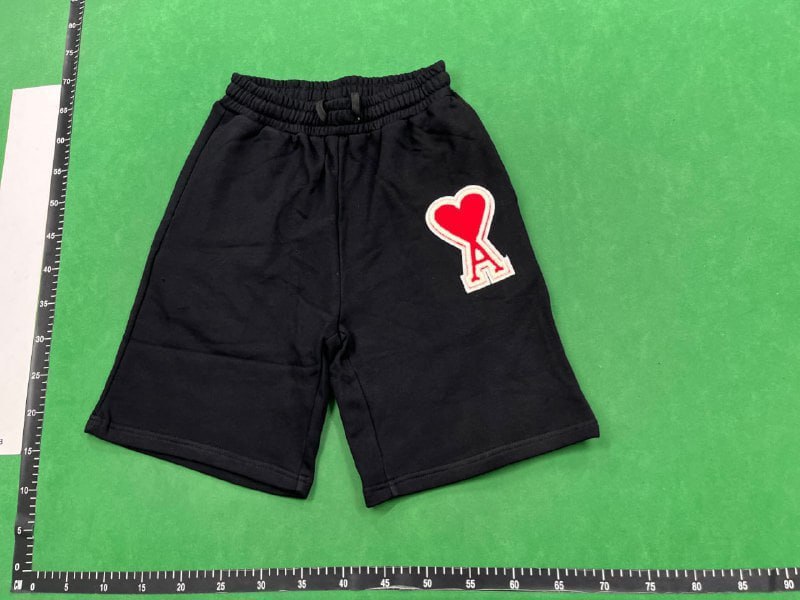 AMI Paris embroidered-logo Track Shorts -7