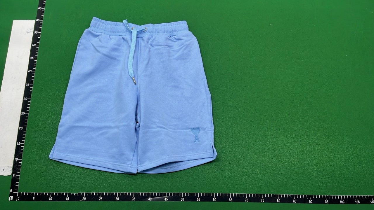 AMI Paris embroidered-logo Track Shorts -8