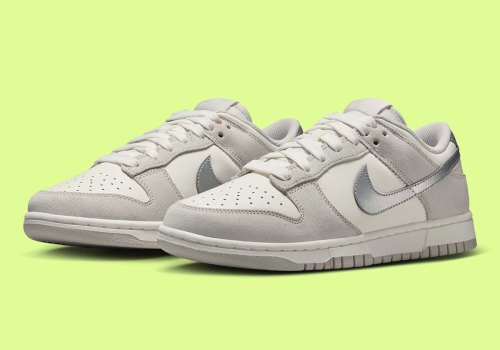 A Silver Swoosh Adds Spark To A Greyed Out Nike Dunk(图1)