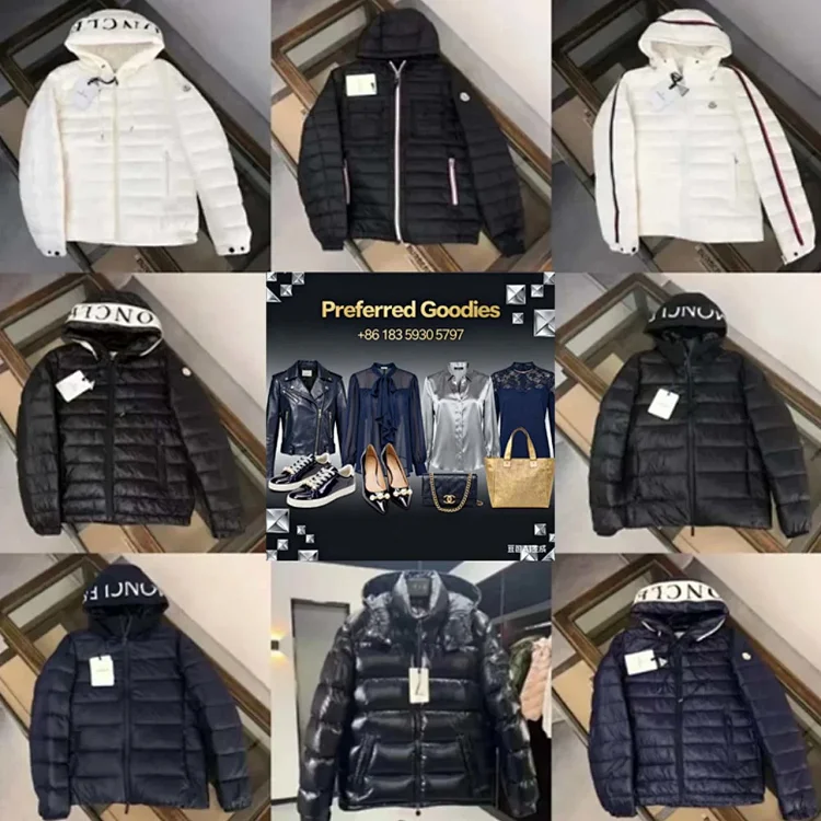 Moncler White Hooded Puffer Jacket