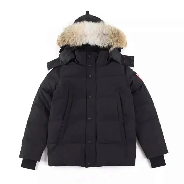 Canada Goose Black Fur Hooded Jacket