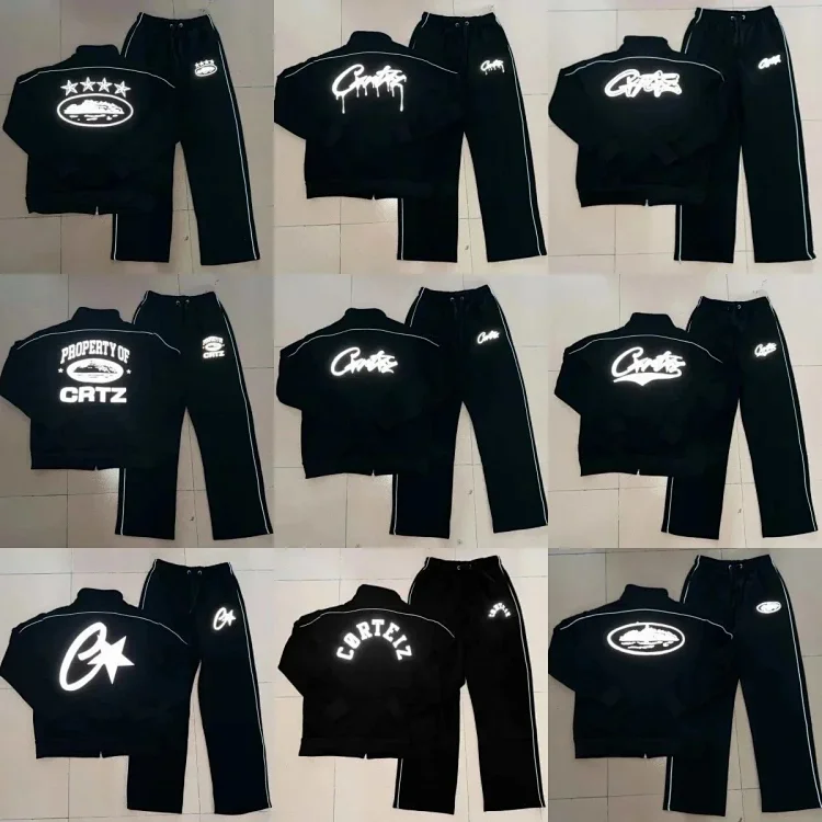 CatZ Black Track Jacket and Pants Set
