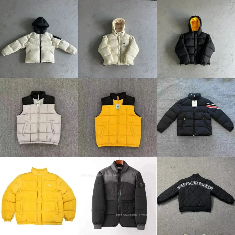 Lacoste White Hooded Puffer Jacket