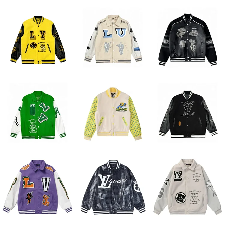 Louis Vuitton Color Block Letterman Jacket