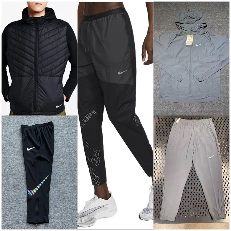 Nike Black and Grey Athletic S