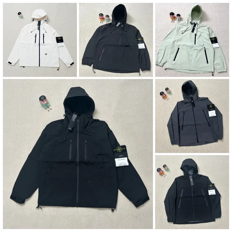 Stone Island Black Hooded Jacket