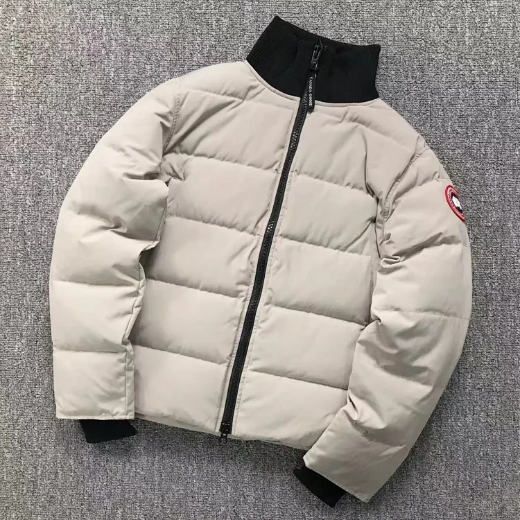 Canada Goose Beige Puffer Jacket