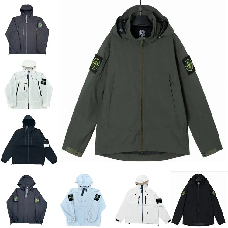 Stone Island Green Hooded Jacket