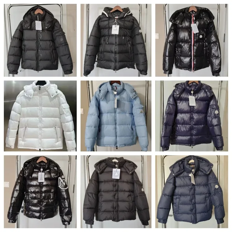 Moncler Black Puffer Jacket with Hood
