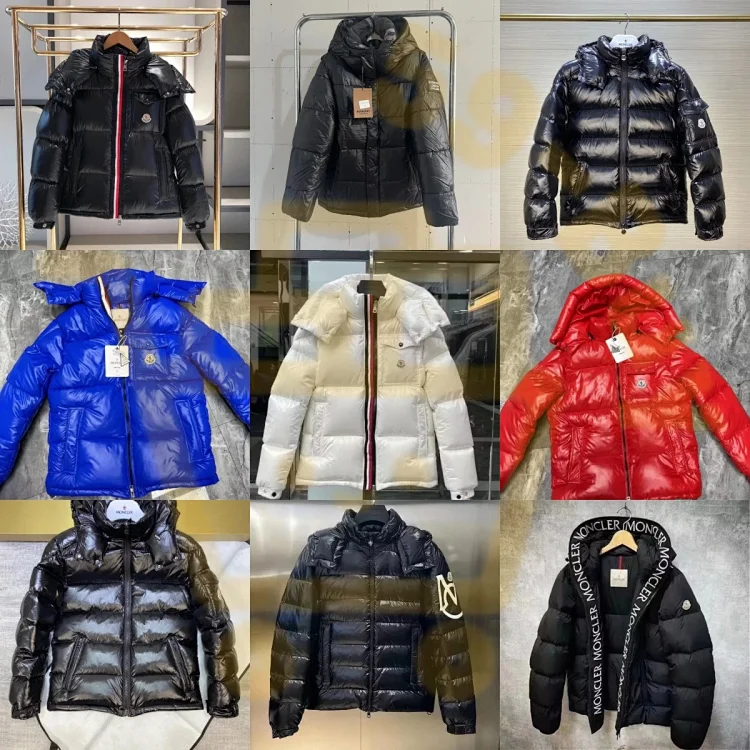 Moncler Black Hooded Down Jacket
