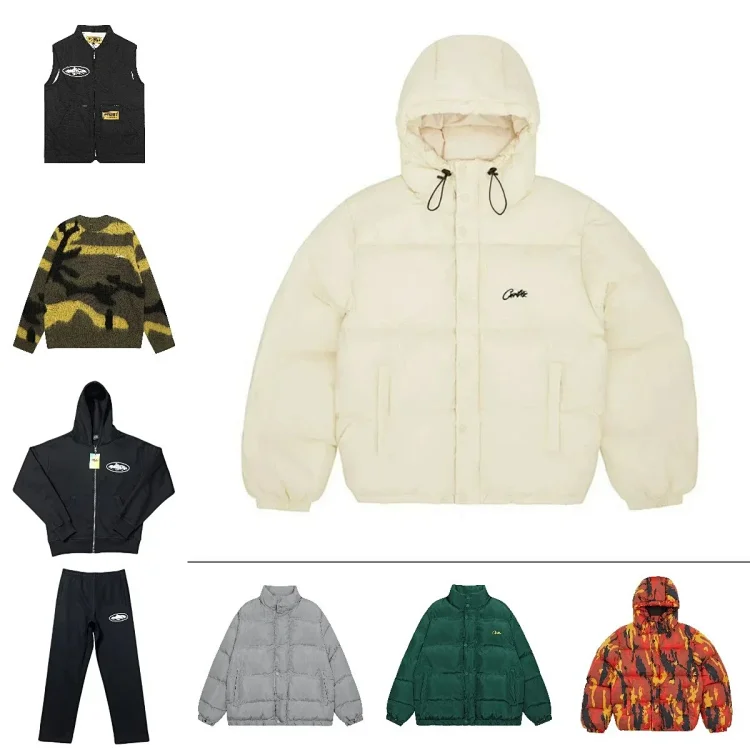 Levi's Cream Hooded Puffer Jacket