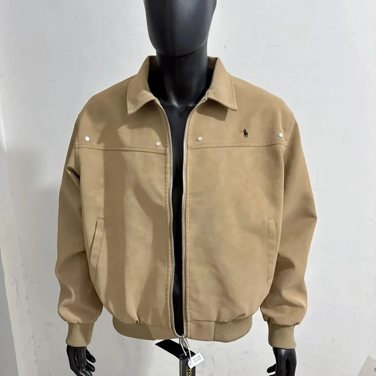 Ralph Lauren Khaki Collared Jacket