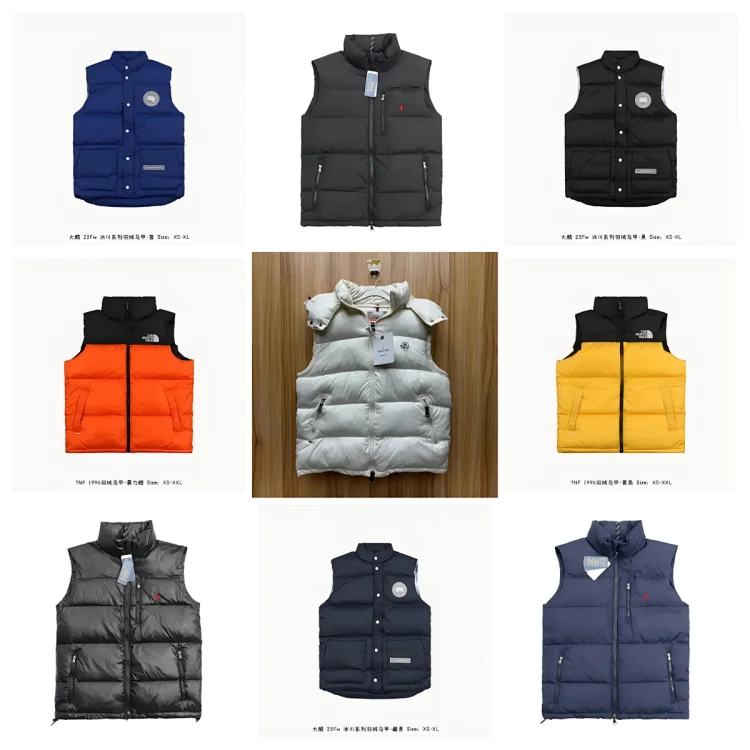 The North Face Blue Puffer Vest
