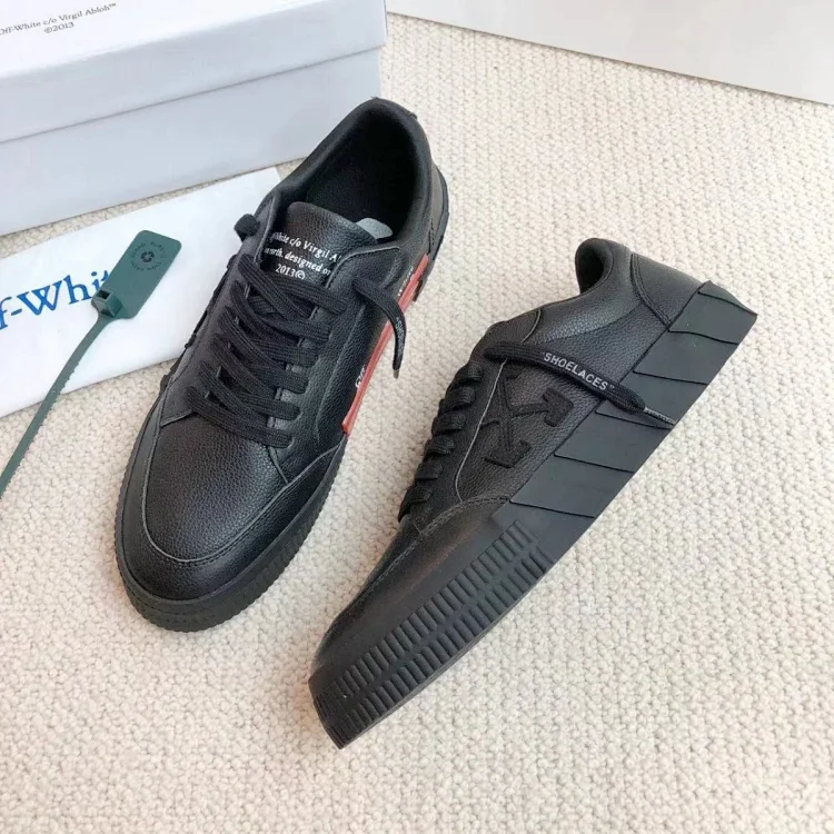 Off-White Black Low Top Sneakers